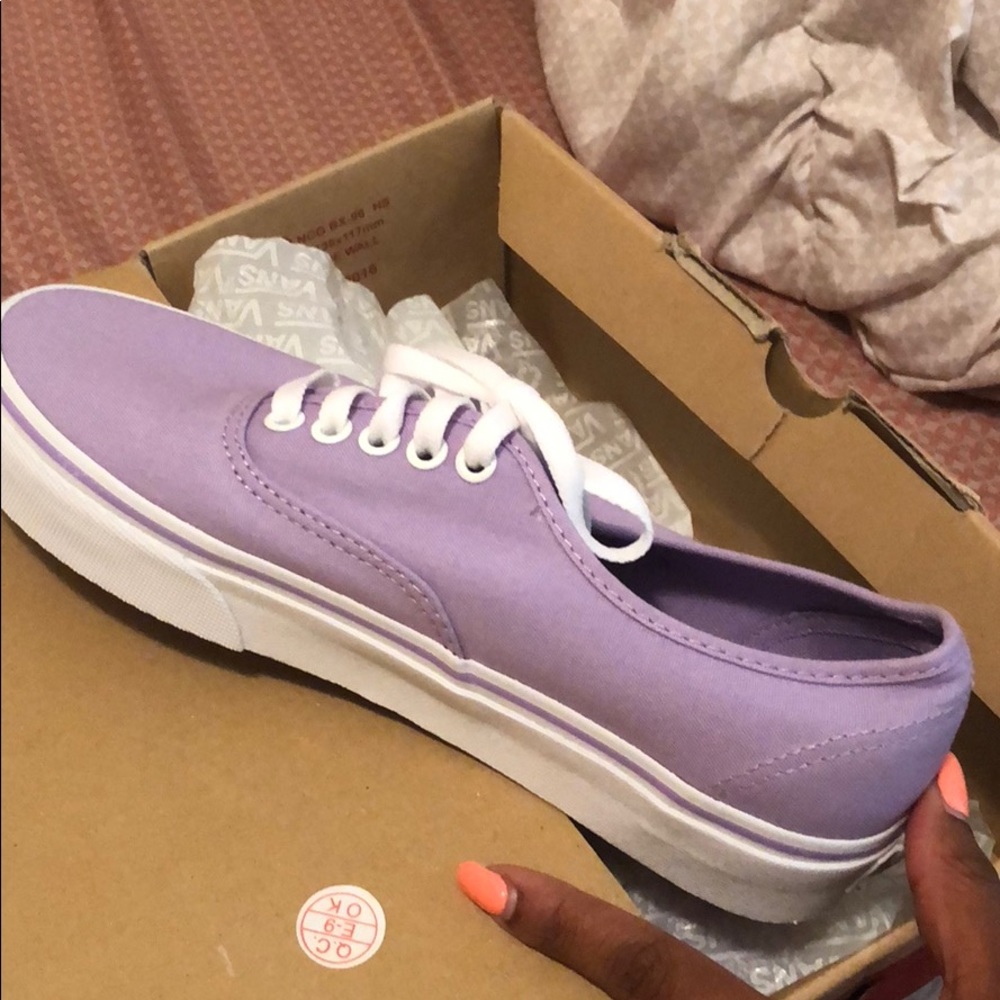 Never been worn Purple VANS!!!
